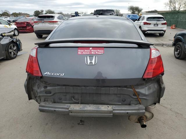 1HGCS12829A001868 - 2009 HONDA ACCORD EXL GRAY photo 6