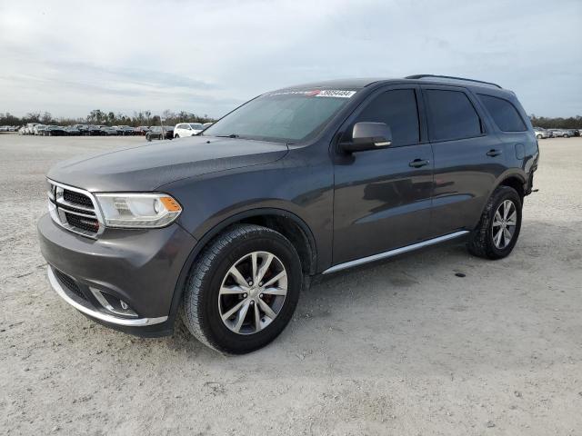 1C4RDHDG8GC314800 - 2016 DODGE DURANGO LIMITED GRAY photo 1