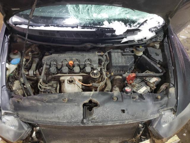 2HGFG11039H000966 - 2009 HONDA CIVIC EXL GRAY photo 11