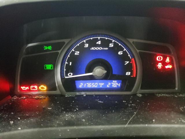 2HGFG11039H000966 - 2009 HONDA CIVIC EXL ნაცრისფერი ფოტო 9