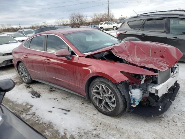 KMHL64JA4PA323736 - 2023 HYUNDAI SONATA SEL RED photo 4