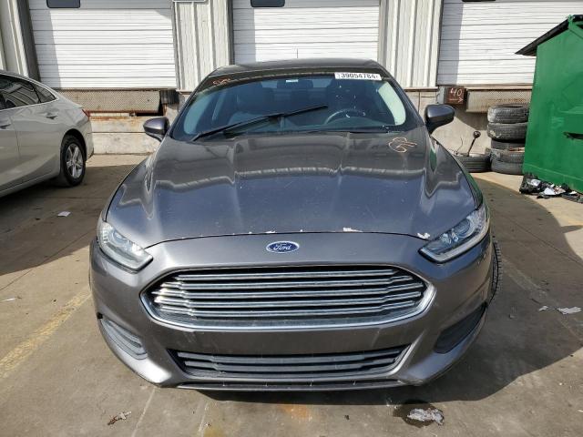 3FA6P0G74ER101614 - 2014 FORD FUSION S GRAY photo 5