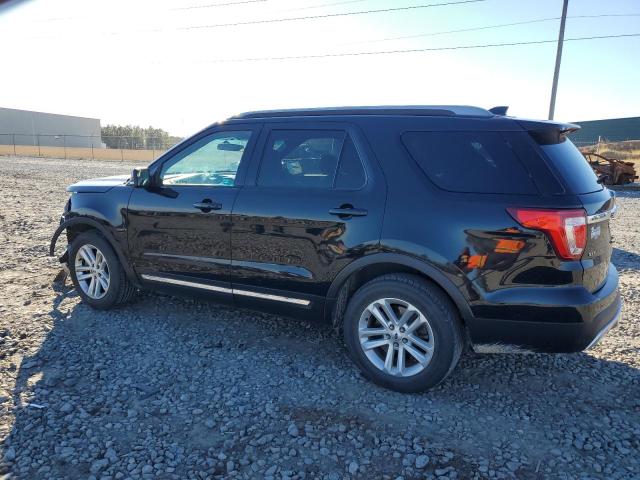 1FM5K7D86HGB12504 - 2017 FORD EXPLORER XLT BLACK photo 2