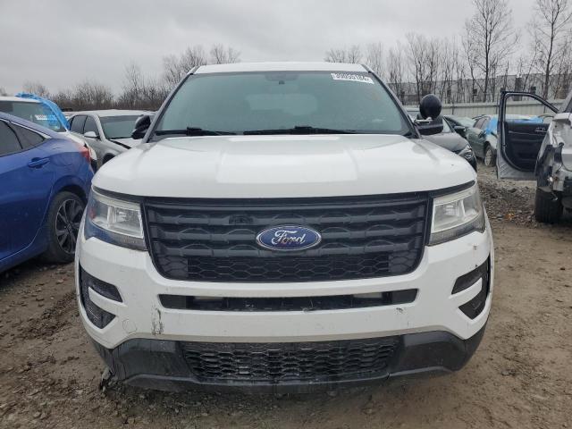 1FM5K8AR6HGE02762 - 2017 FORD EXPLORER POLICE INTERCEPTOR WHITE photo 5