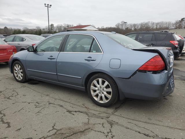 1HGCM66847A082208 - 2007 HONDA ACCORD EX BLUE photo 2