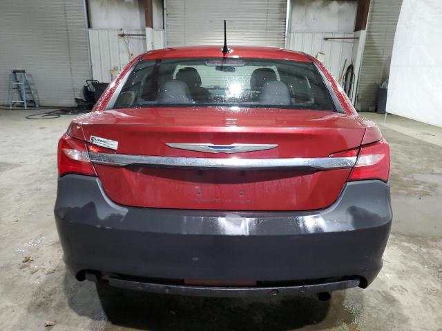 1C3CCBAB0DN733355 - 2013 CHRYSLER 200 LX RED photo 6