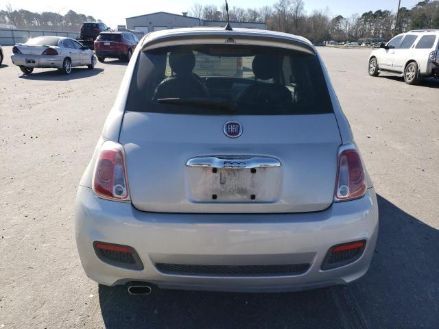 3C3CFFBR9CT357571 - 2012 FIAT 500 SPORT SILVER photo 6