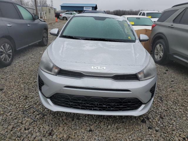 3KPA24AD1NE435051 - 2022 KIA RIO LX SILVER photo 5