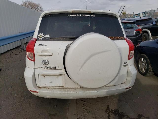 JTMBD33VX75082855 - 2007 TOYOTA RAV4 WHITE photo 6