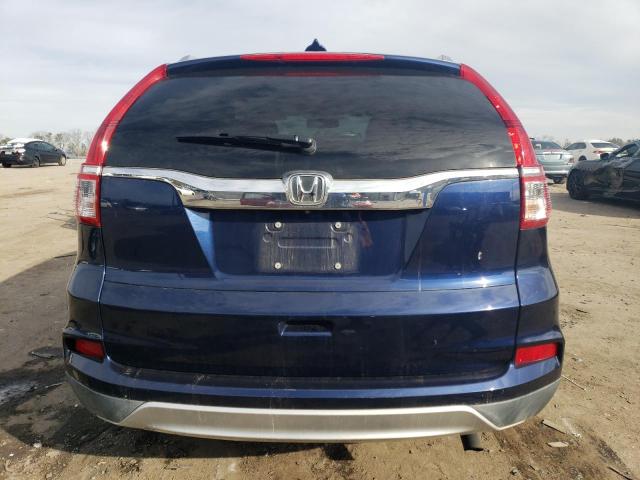 2HKRM4H79FH620877 - 2015 HONDA CR-V EXL BLUE photo 6