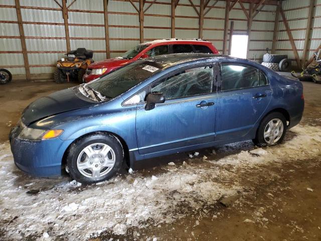 2HGFA15468H027995 - 2008 HONDA CIVIC DX-G BLUE photo 1