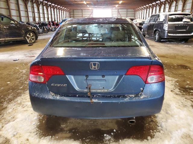 2HGFA15468H027995 - 2008 HONDA CIVIC DX-G BLUE photo 6