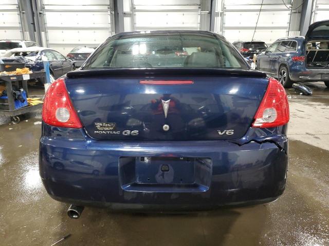 1G2ZG57NX84140826 - 2008 PONTIAC G6 BASE BLUE photo 6