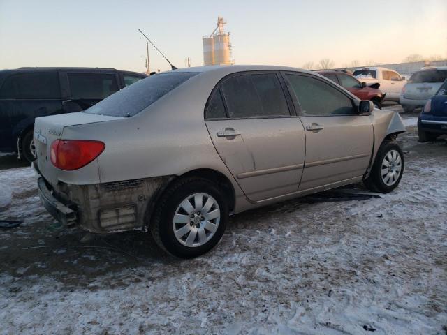 1NXBR32E33Z009762 - 2003 TOYOTA COROLLA CE TAN photo 3