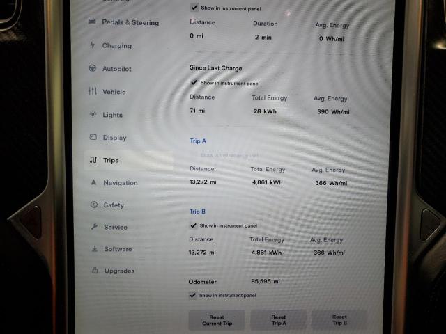 5YJSA1E2XGF142891 - 2016 TESLA MODEL S წითელი ფოტო 9