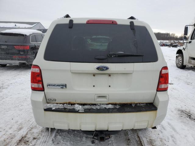 1FMCU0D73CKA13709 - 2012 FORD ESCAPE XLT WHITE photo 6