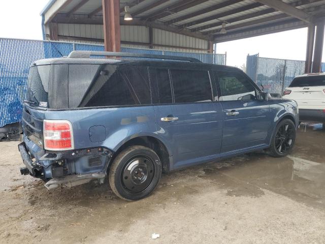 2FMGK5D88KBA17891 - 2019 FORD FLEX LIMITED BLUE photo 3