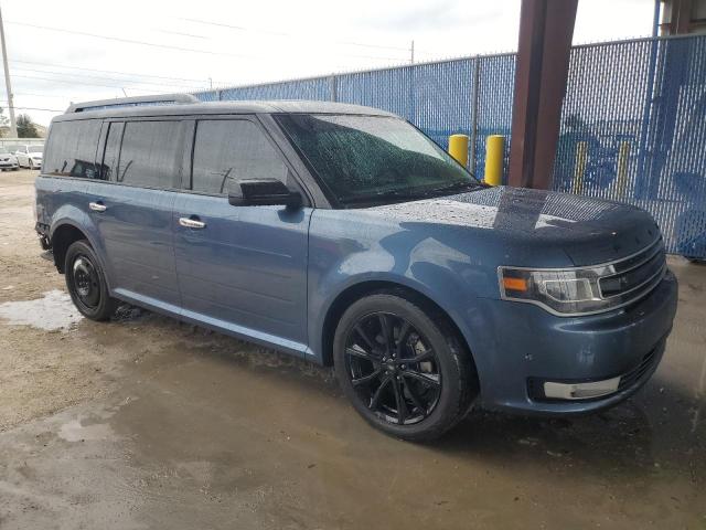 2FMGK5D88KBA17891 - 2019 FORD FLEX LIMITED BLUE photo 4