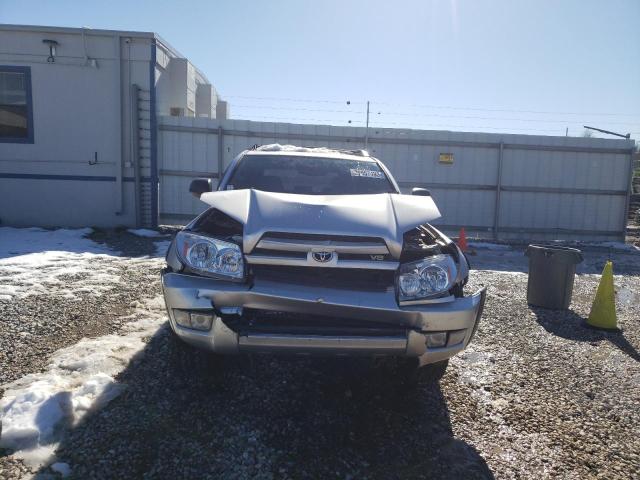 JTEBT17R950052742 - 2005 TOYOTA 4RUNNER LIMITED SILVER photo 5