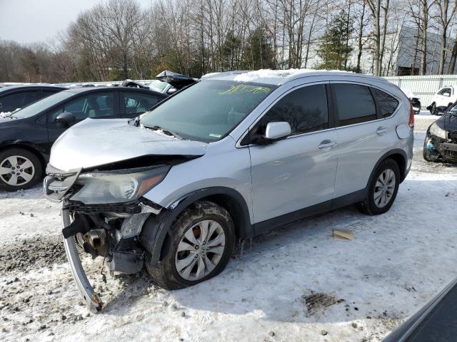 2HKRM4H76EH714407 - 2014 HONDA CR-V EXL SILVER photo 1