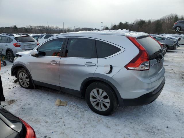 2HKRM4H76EH714407 - 2014 HONDA CR-V EXL SILVER photo 2