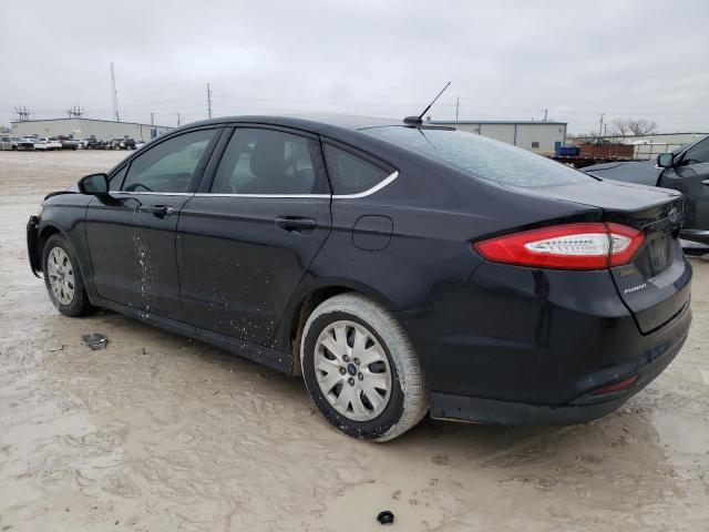 3FA6P0G71ER354650 - 2014 FORD FUSION S BLACK photo 2