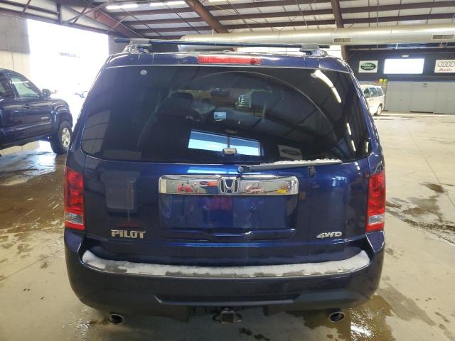 5FNYF4H97DB038926 - 2013 HONDA PILOT TOURING BLUE photo 6