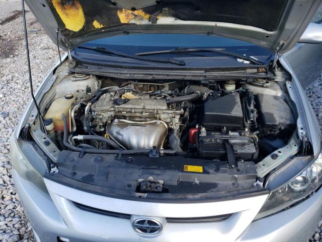 JTKJF5C74D3051264 - 2013 TOYOTA SCION TC ვერცხლისფერი ფოტო 11