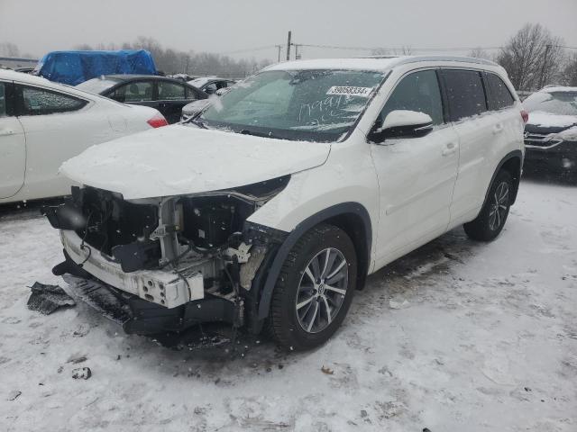 5TDJZRFH9HS472394 - 2017 TOYOTA HIGHLANDER SE WHITE photo 1