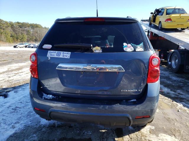 2GNFLEEK4C6216705 - 2012 CHEVROLET EQUINOX LT BLUE photo 6