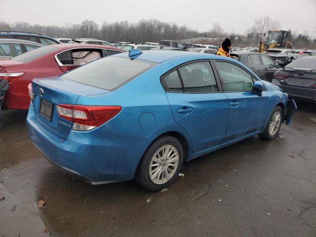 4S3GKAD66J3605556 - 2018 SUBARU IMPREZA PREMIUM PLUS BLUE photo 3