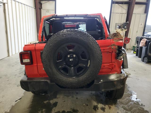 1C4HJXDG5JW130161 - 2018 JEEP WRANGLER U SPORT RED photo 6