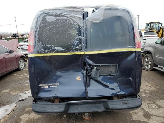 1GAWGRFA6E1129137 - 2014 CHEVROLET EXPRESS G2 LT BLUE photo 6