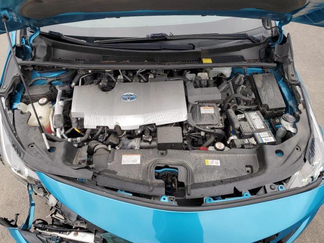 JTDKARFP3J3083809 - 2018 TOYOTA PRIUS PRIM 蓝色 照片 11