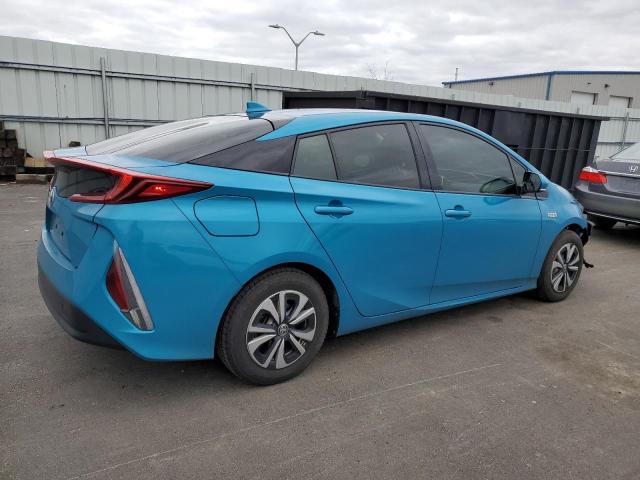 JTDKARFP3J3083809 - 2018 TOYOTA PRIUS PRIM 蓝色 照片 3