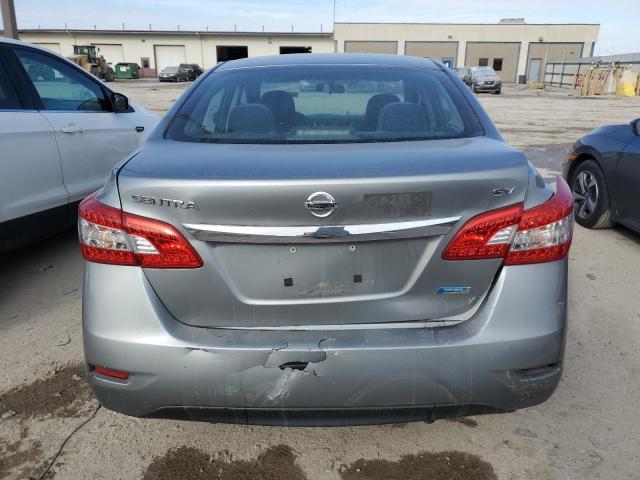 3N1AB7AP8DL623008 - 2013 NISSAN SENTRA S GRAY photo 6