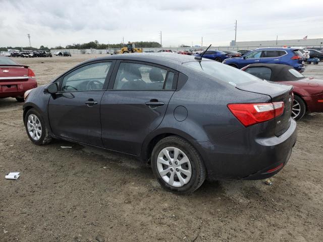 KNADM4A33E6327905 - 2014 KIA RIO LX CHARCOAL photo 2