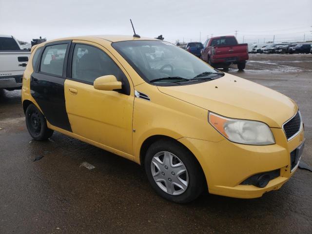 KL1TD66E19B627225 - 2009 CHEVROLET AVEO LS 黄色 照片 4