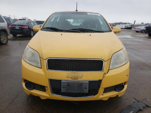 KL1TD66E19B627225 - 2009 CHEVROLET AVEO LS YELLOW photo 5