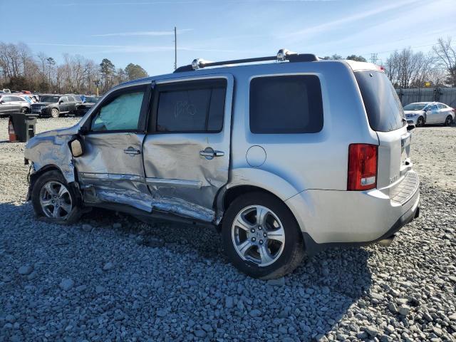 5FNYF4H53EB033916 - 2014 HONDA PILOT EXL SILVER photo 2