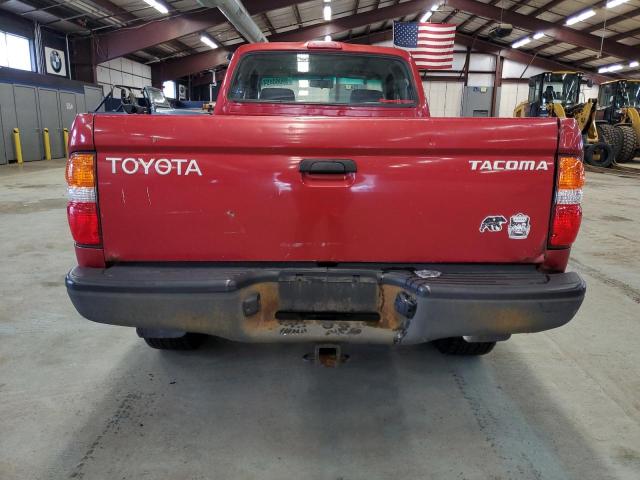 5TEWM72N82Z072356 - 2002 TOYOTA TACOMA XTRACAB RED photo 6