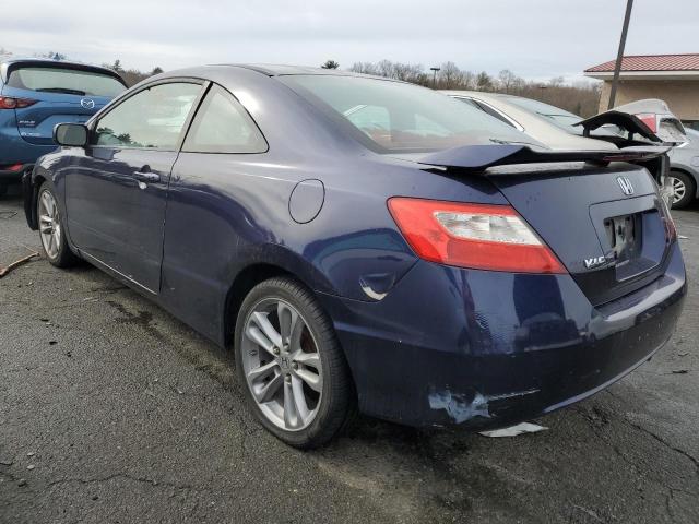 2HGFG12679H537441 - 2009 HONDA CIVIC LX BLUE photo 2