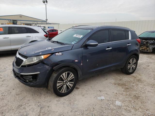 KNDPC3AC2G7830772 - 2016 KIA SPORTAGE EX BLUE photo 1