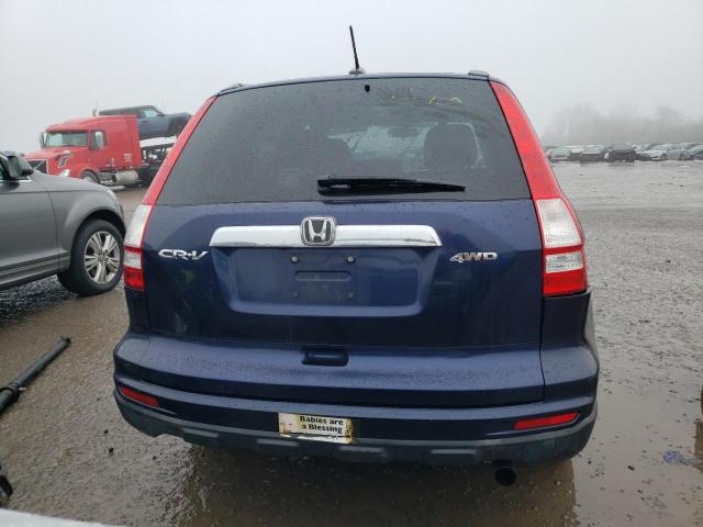 5J6RE4H74AL067826 - 2010 HONDA CR-V EXL BLUE photo 6