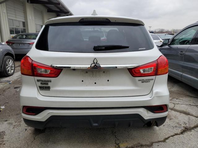 JA4AR3AUXJZ026576 - 2018 MITSUBISHI OUTLANDER ES WHITE photo 6