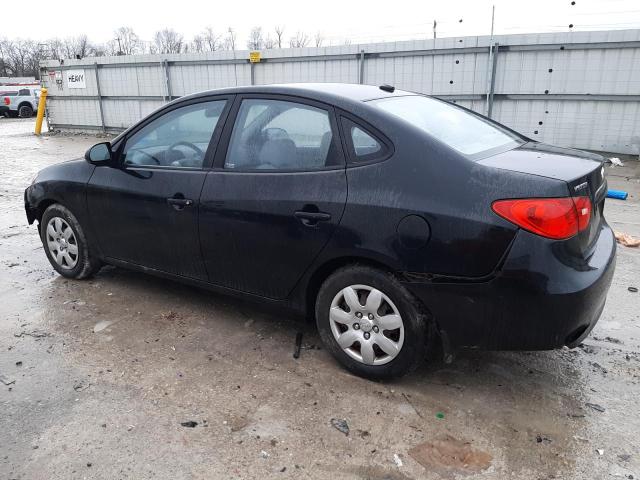 KMHDU46D17U129645 - 2007 HYUNDAI ELANTRA GLS BLACK photo 2