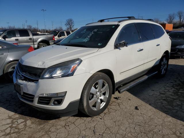 1GNKVJKD7EJ103179 - 2014 CHEVROLET TRAVERSE LTZ WHITE photo 1