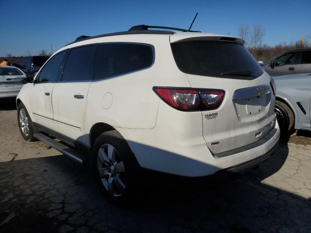 1GNKVJKD7EJ103179 - 2014 CHEVROLET TRAVERSE LTZ WHITE photo 2