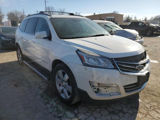 1GNKVJKD7EJ103179 - 2014 CHEVROLET TRAVERSE LTZ WHITE photo 4