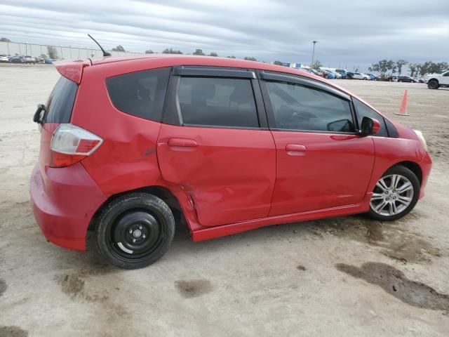 JHMGE8H44AC026296 - 2010 HONDA FIT SPORT RED photo 3